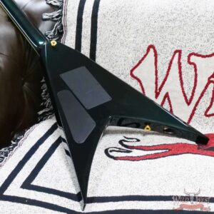 Jackson Custom Shop King V Floyd Rose KV2 Green Ghost Flame - Image 10