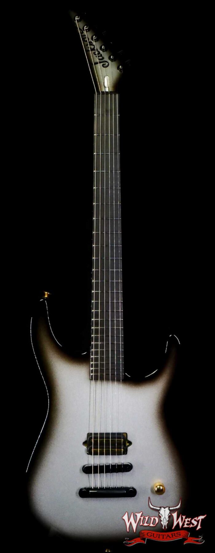 Jackson USA Custom Shop SL1H Soloist Hardtail Tune-O-Matic Bridge Silver Burst - Image 1