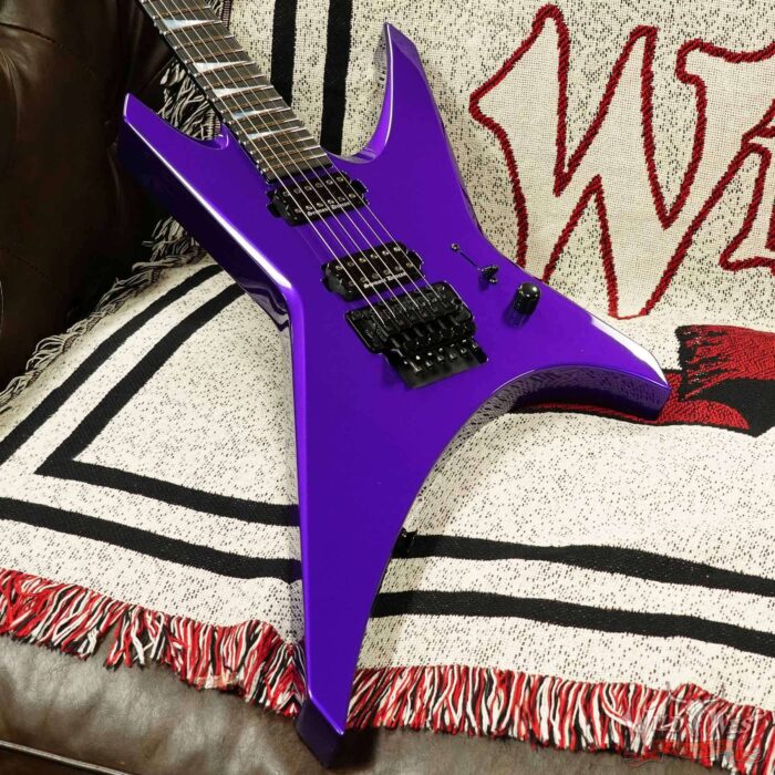 Jackson Custom Shop Limited Edition Warrior Ebony Fingerboard NOS Purple Metallic - Image 7