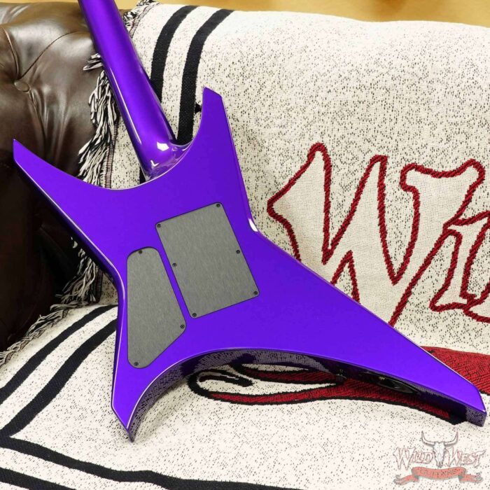 Jackson Custom Shop Limited Edition Warrior Ebony Fingerboard NOS Purple Metallic - Image 10