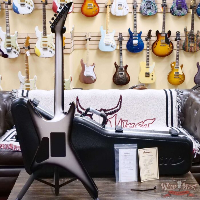 Jackson Custom Shop Limited Edition Warrior Ebony Fingerboard NOS Silverburst - Image 8