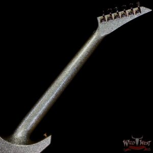Jackson Custom Shop Warrior Dual Humbucker Floyd Rose Ebony Fingerboard NOS Gold Sparkle with Gold Hardware 8.10 LBS - Image 5