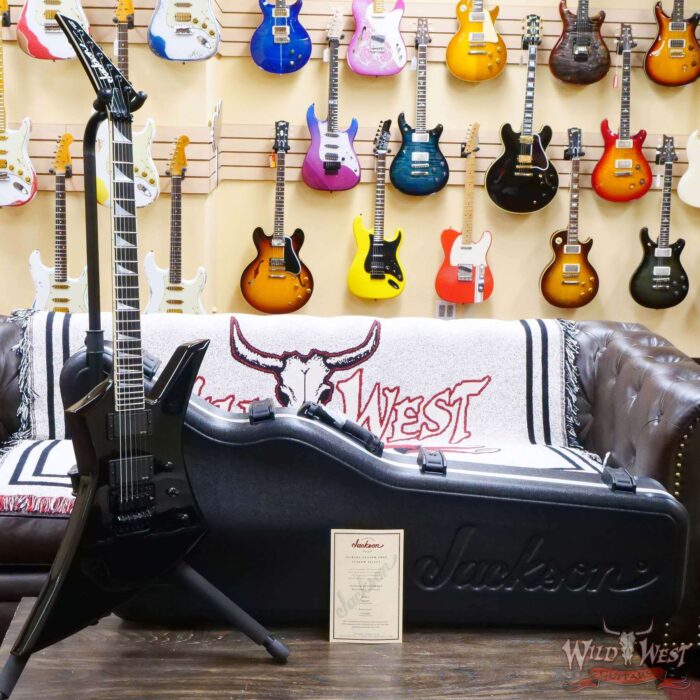 Jackson Custom Shop Kelly HH Floyd Rose KE 2H FR EMG Pickups Ebony - Image 5