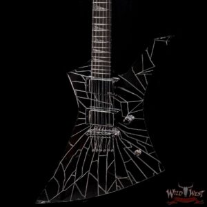 Jackson Custom Shop Joe Williams Masterbuilt Cracked Mirror Kelly HH EMG Pickups TOM String-Thru Body - Image 2