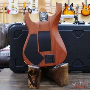Jackson Custom Shop USA Signature Phil Collen PC Satin Stain Caramelized Flame Maple Fingerboard Satin Transparent Green - Image 11