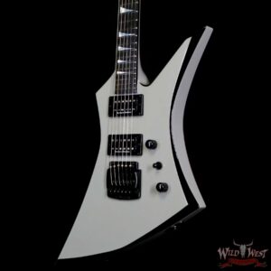 Jackson Custom Shop Pasquale “Pat” Campolattano Masterbuilt Kelly HH Korina Body Kahler Bridge Chalk Grey - Image 2
