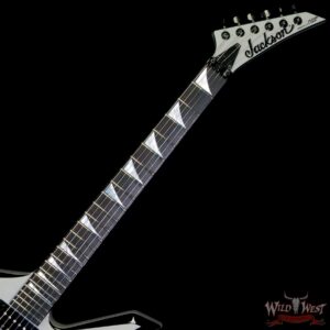 Jackson Custom Shop Pasquale “Pat” Campolattano Masterbuilt Kelly HH Korina Body Kahler Bridge Chalk Grey - Image 4