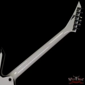 Jackson Custom Shop Pasquale “Pat” Campolattano Masterbuilt Kelly HH Korina Body Kahler Bridge Chalk Grey - Image 5