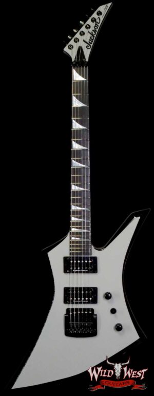 Jackson Custom Shop Pasquale “Pat” Campolattano Masterbuilt Kelly HH Korina Body Kahler Bridge Chalk Grey