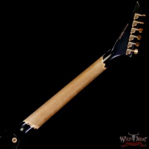 Jackson Custom Shop USA Special Edition Randy Rhoads RR-22 Floyd Rose Heavy Relic Black with White Pinstripes 8.15 LBS - Image 5