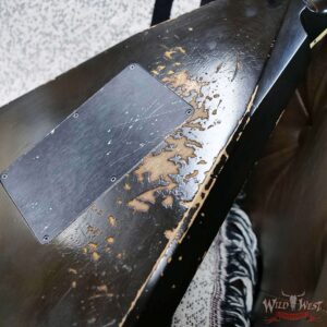 Jackson Custom Shop USA Special Edition Randy Rhoads RR-22 Floyd Rose Heavy Relic Black with White Pinstripes 8.15 LBS - Image 13