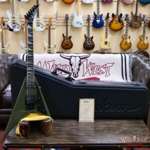Jackson USA Custom Shop Randy Rhoads RR 2H Floyd Rose NOS Olive Drab Green 7.65 LBS - Image 5