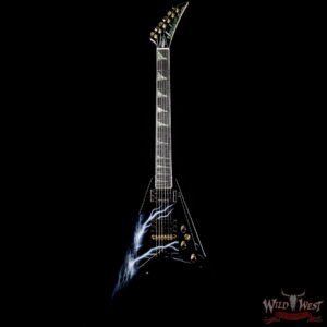 Jackson Custom Shop Randy Rhoads RR1T Mahogany Body Lightning Sky Graphic By Dan Lawrence - Image 5