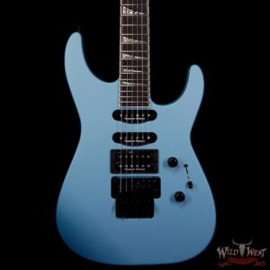 Jackson Custom Shop Wild West Soloist SL1 HSS Seymour Duncan Pickups Ebony Fingerboard Matte Blue Frost - Image 2