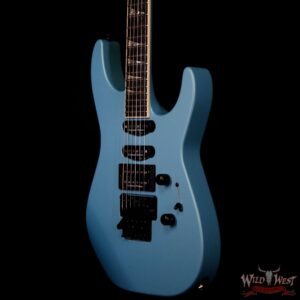 Jackson Custom Shop Wild West Soloist SL1 HSS Seymour Duncan Pickups Ebony Fingerboard Matte Blue Frost - Image 3