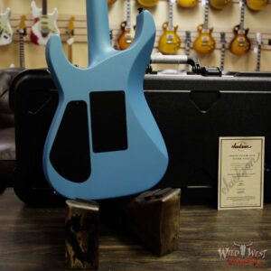 Jackson Custom Shop Wild West Soloist SL1 HSS Seymour Duncan Pickups Ebony Fingerboard Matte Blue Frost - Image 12