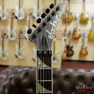 Jackson Custom Shop Wild West Soloist SL1 HSS Seymour Duncan Pickups Ebony Fingerboard Matte Blue Frost - Image 8