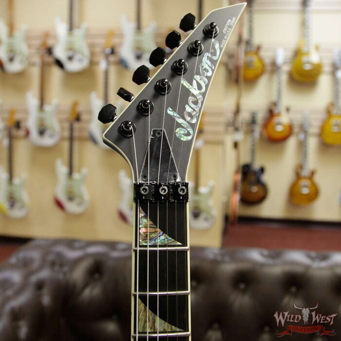 Jackson Custom Shop Wild West Soloist SL1 HSS Seymour Duncan Pickups Ebony Fingerboard Matte Blue Frost - Image 8