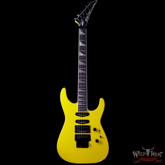 Jackson Custom Shop Wild West Soloist SL1 HSS Seymour Duncan Pickups Ebony Fingerboard Taxi Cab Yellow - Image 3