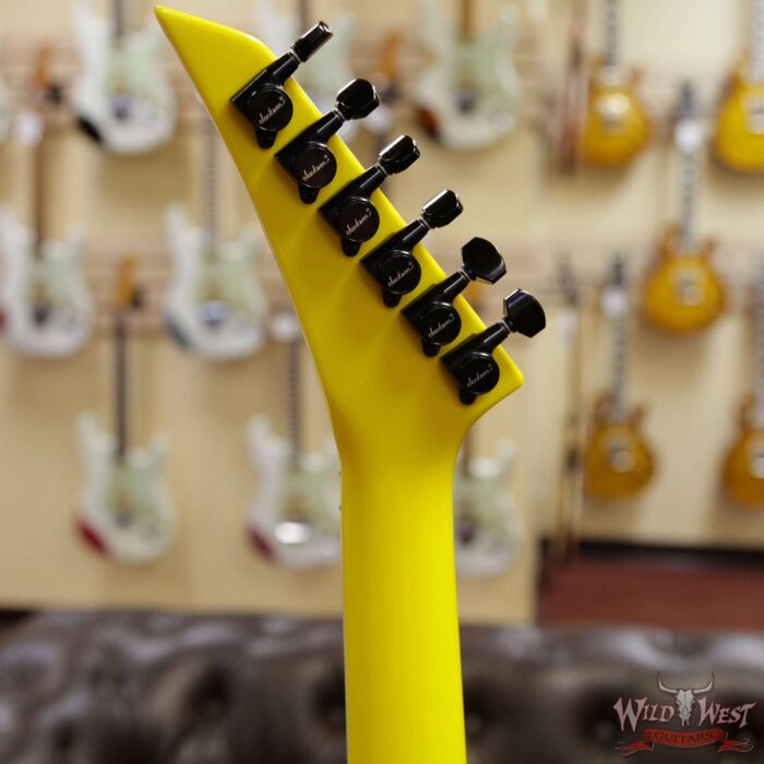 Jackson Custom Shop Wild West Soloist SL1 HSS Seymour Duncan Pickups Ebony Fingerboard Taxi Cab Yellow - Image 10