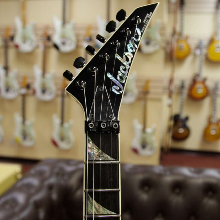 Jackson Custom Shop Soloist SL2H DiMarzio Pickups Floyd Rose Ebony Fingerboard Snow White - Demo - Image 6