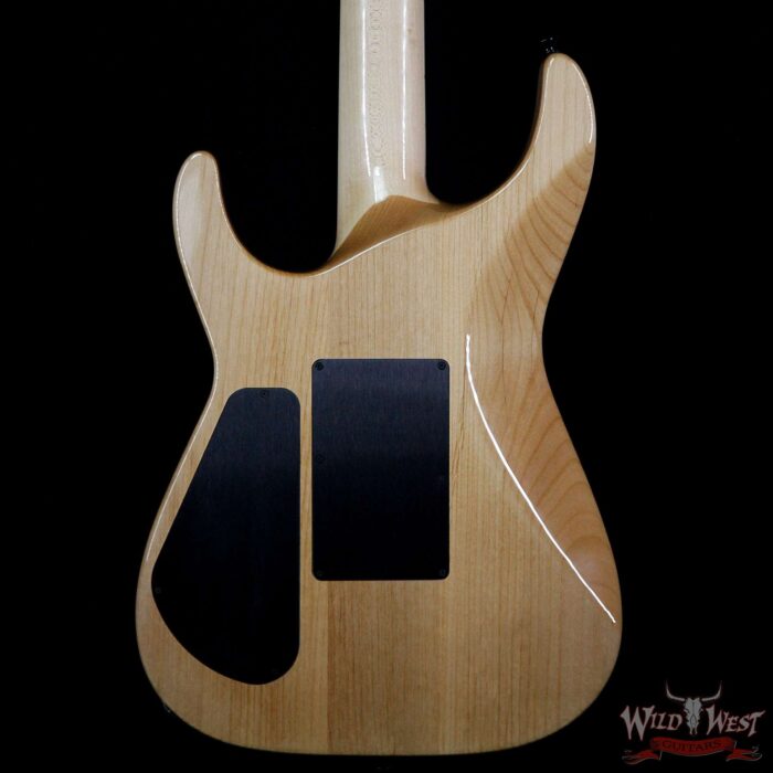 Jackson Custom Shop Wild West Flame Maple Top Soloist SL2H Ebony Fingerboard Natural - Image 6