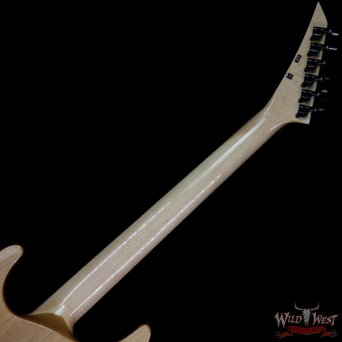 Jackson Custom Shop Wild West Flame Maple Top Soloist SL2H Ebony Fingerboard Natural - Image 10