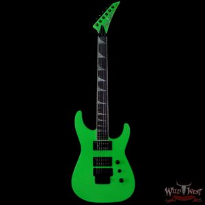 Jackson Custom Shop Soloist SL2H Floyd Rose Seymour Duncan Pickups Ebony Fingerboard Neon Green - Image 3