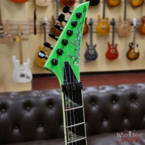Jackson Custom Shop Soloist SL2H Floyd Rose Seymour Duncan Pickups Ebony Fingerboard Neon Green - Image 7