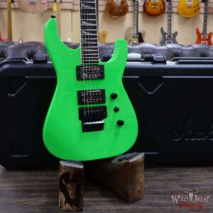Jackson Custom Shop Soloist SL2H Floyd Rose Seymour Duncan Pickups Ebony Fingerboard Neon Green - Image 8