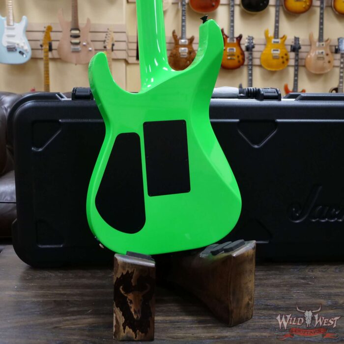 Jackson Custom Shop Soloist SL2H Floyd Rose Seymour Duncan Pickups Ebony Fingerboard Neon Green - Image 12