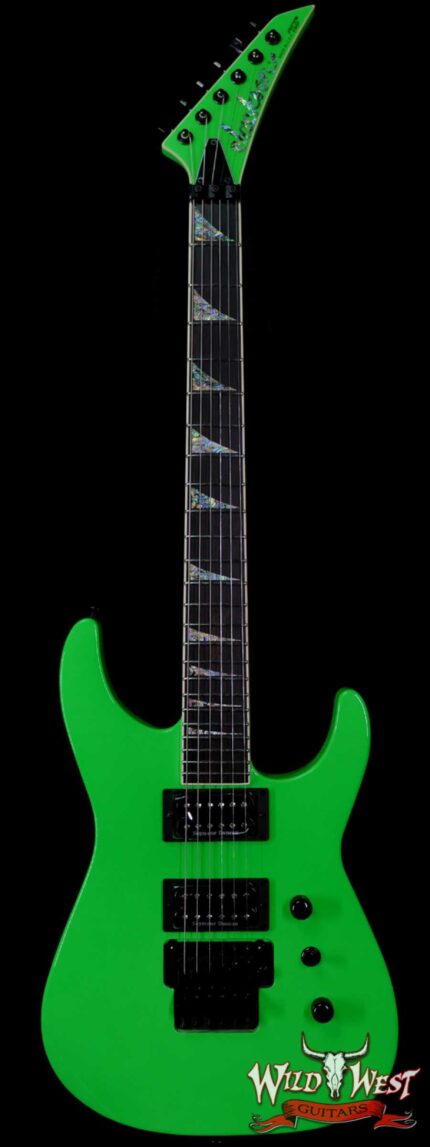 Jackson Custom Shop Soloist SL2H Floyd Rose Seymour Duncan Pickups Ebony Fingerboard Neon Green