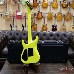 Jackson Custom Shop Soloist SL2H Seymour Duncan Pickups Floyd Rose Ebony Fingerboard Neon Yellow - Image 12