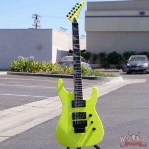 Jackson Custom Shop Soloist SL2H Seymour Duncan Pickups Floyd Rose Ebony Fingerboard Neon Yellow - Image 11