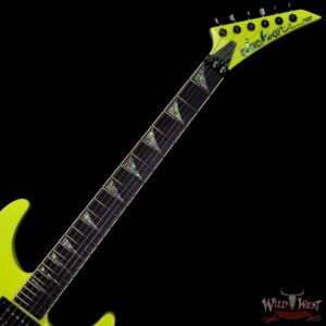 Jackson Custom Shop Soloist SL2H Seymour Duncan Pickups Floyd Rose Ebony Fingerboard Neon Yellow - Image 6