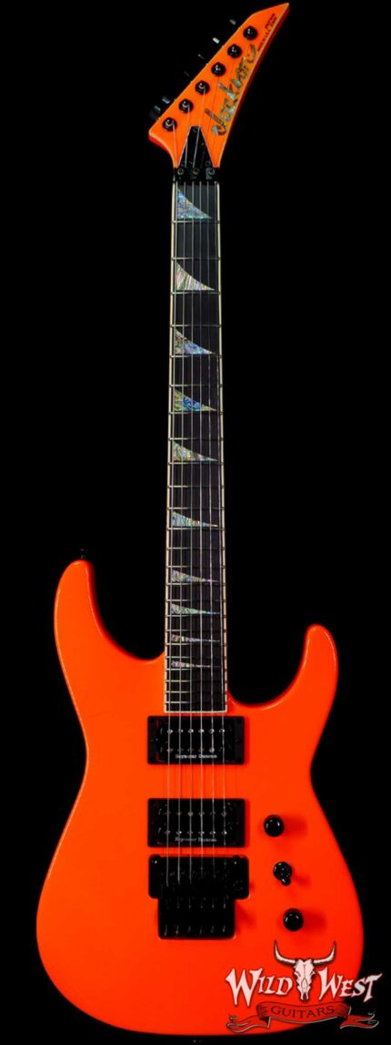 Jackson Custom Shop Soloist SL2H Floyd Rose Seymour Duncan Pickups Ebony Fingerboard Neon Orange