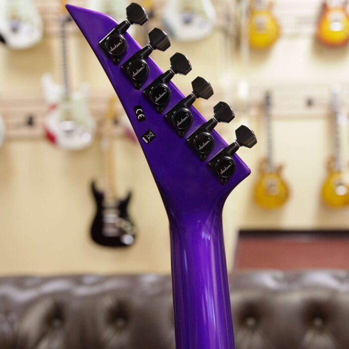 Jackson Custom Shop Wild West Soloist SL2H Stoptail Bare Knuckle Juggernaut Pickups Ebony Fingerboard Pavo Purple - Image 6