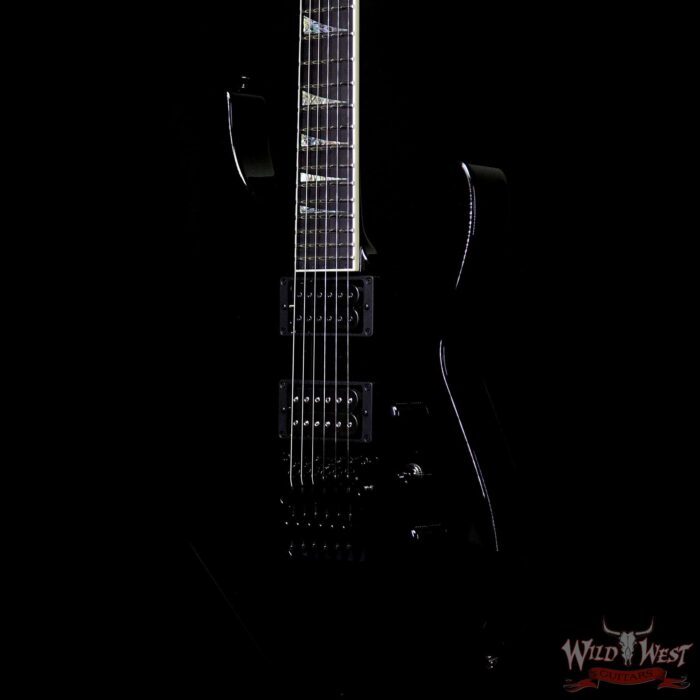 Jackson Custom Shop Soloist SL2H DiMarzio Pickups Floyd Rose Ebony Fingerboard Black Metallic - Image 2