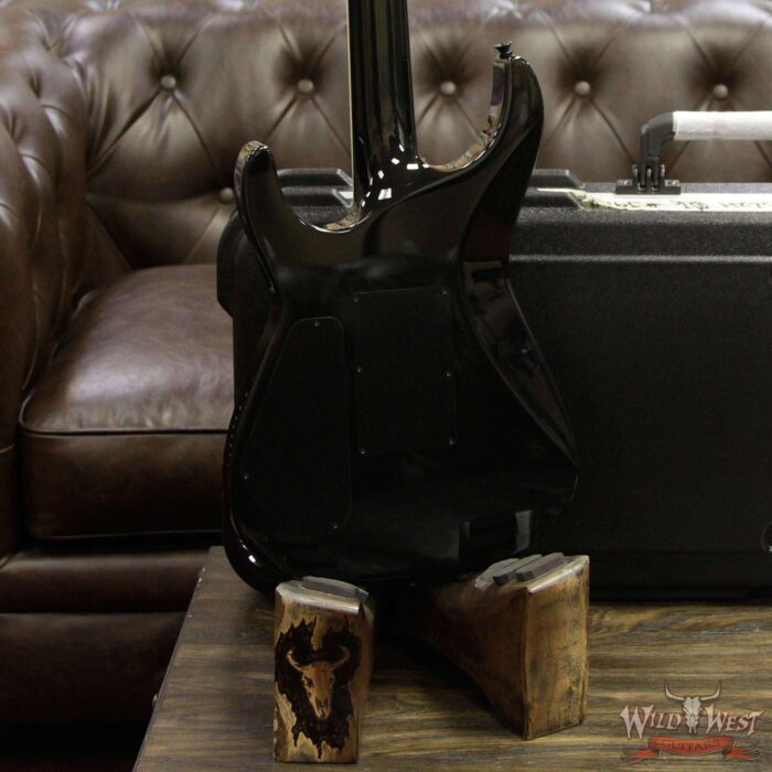 Jackson Custom Shop Soloist SL2H DiMarzio Pickups Floyd Rose Ebony Fingerboard Black Metallic - Image 11