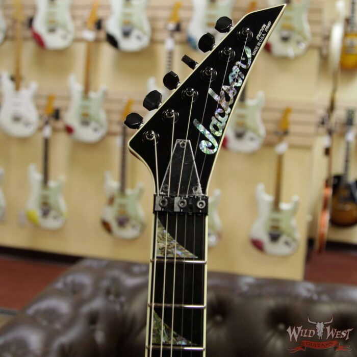 Jackson Custom Shop Soloist SL2H DiMarzio Pickups Floyd Rose Ebony Fingerboard Black Metallic - Image 7