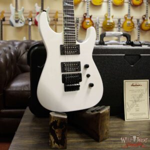 Jackson Custom Shop Wild West Soloist SL2H Seymour Duncan Pickups Floyd Rose Ebony Fingerboard Snow White - Image 7