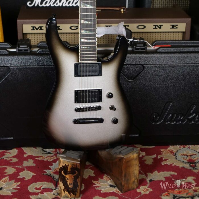 Jackson Custom Shop Soloist SL2H HT Hardtail TonePros Tune-o-Matic Bridge with Stopbar Tailpiece Silverburst - Image 7