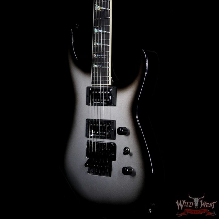 Jackson Custom Shop Wild West Soloist SL2H Seymour Duncan Pickups Floyd Rose Ebony Fingerboard Silver Burst - Image 2