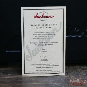 Jackson Custom Shop USA Signature Limited Edition Mick Thomson Carbon Fiber Soloist Ebony Fingerboard Black - Image 11