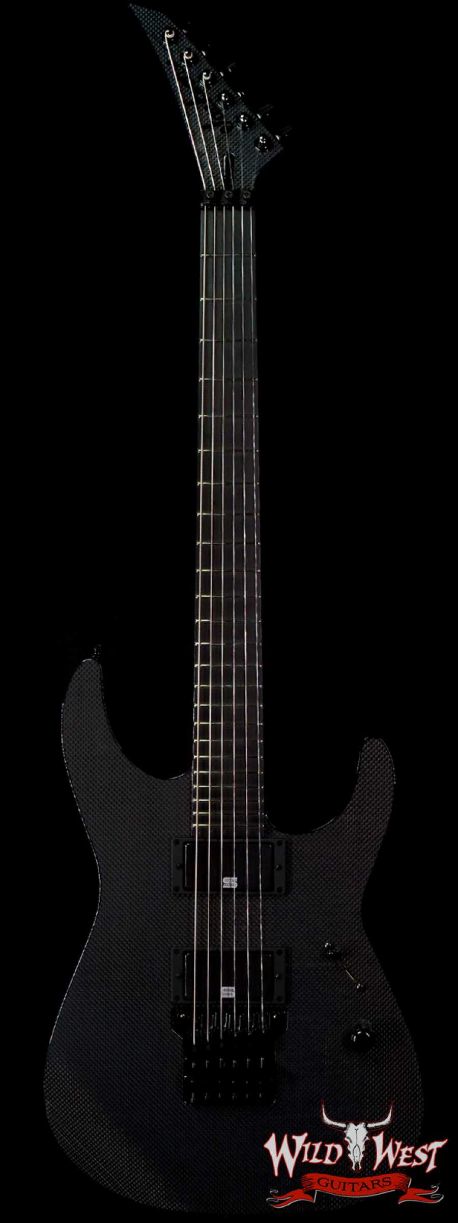 jacksoncs-u27455-main__wwg_large.jpg Jackson Custom Shop USA Signature Limited Edition Mick Thomson Carbon Fiber Soloist Ebony Fingerboard Black - Image 1