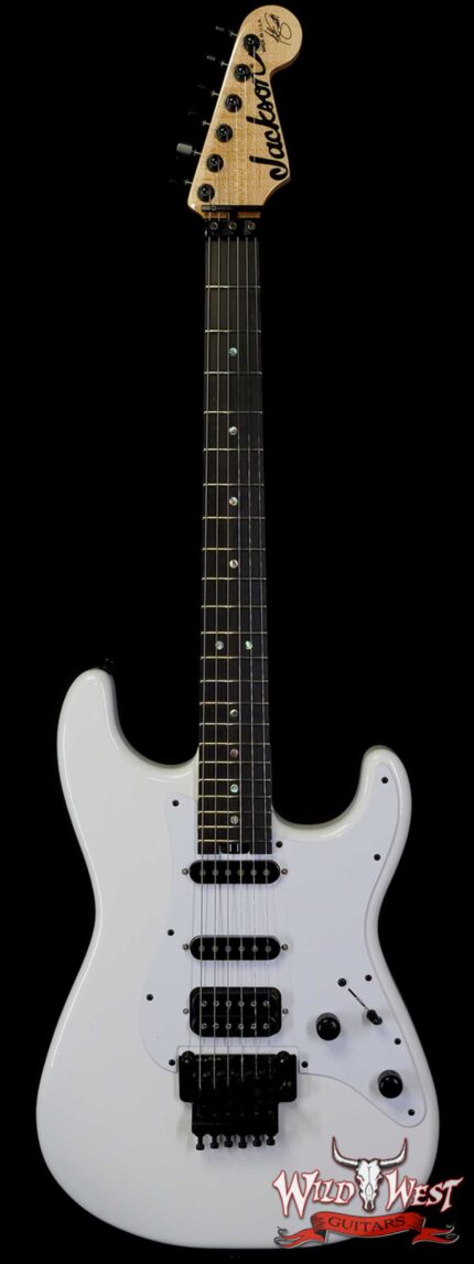 Jackson USA Custom Shop Signature Adrian Smith San Dimas SD Ebony Fingerboard Snow White