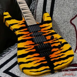 Jackson USA Custom Shop Limited Edition DINKY DK-24 FR Floyd Rose EMG Pickups NOS Bengal Tiger 8.20 LBS - Image 8