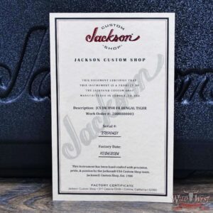 Jackson USA Custom Shop Limited Edition DINKY DK-24 FR Floyd Rose EMG Pickups NOS Bengal Tiger 8.20 LBS - Image 13