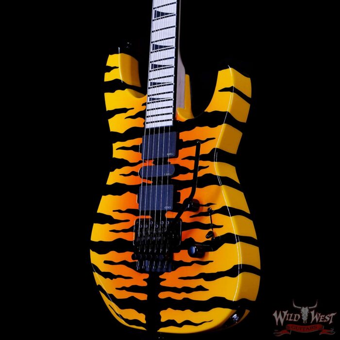 Jackson USA Custom Shop Limited Edition DINKY DK-24 FR Floyd Rose EMG Pickups NOS Bengal Tiger 8.10 LBS - Image 2