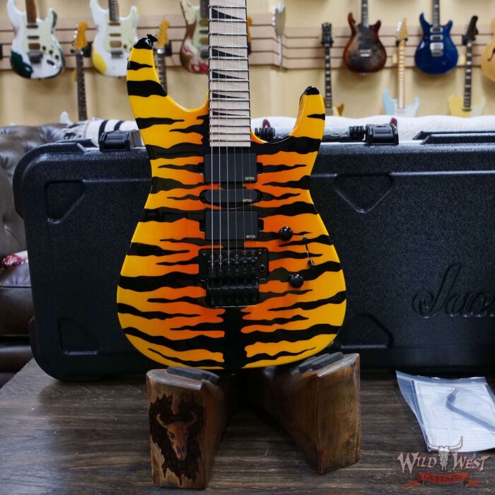 Jackson USA Custom Shop Limited Edition DINKY DK-24 FR Floyd Rose EMG Pickups NOS Bengal Tiger 8.10 LBS - Image 8